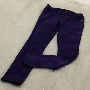 Bullhead black purple tie dye skinny junior denim jeans size 9